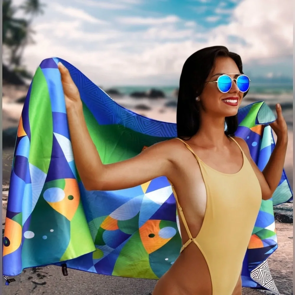 Beach Towel - Fishes (78x35 inches)